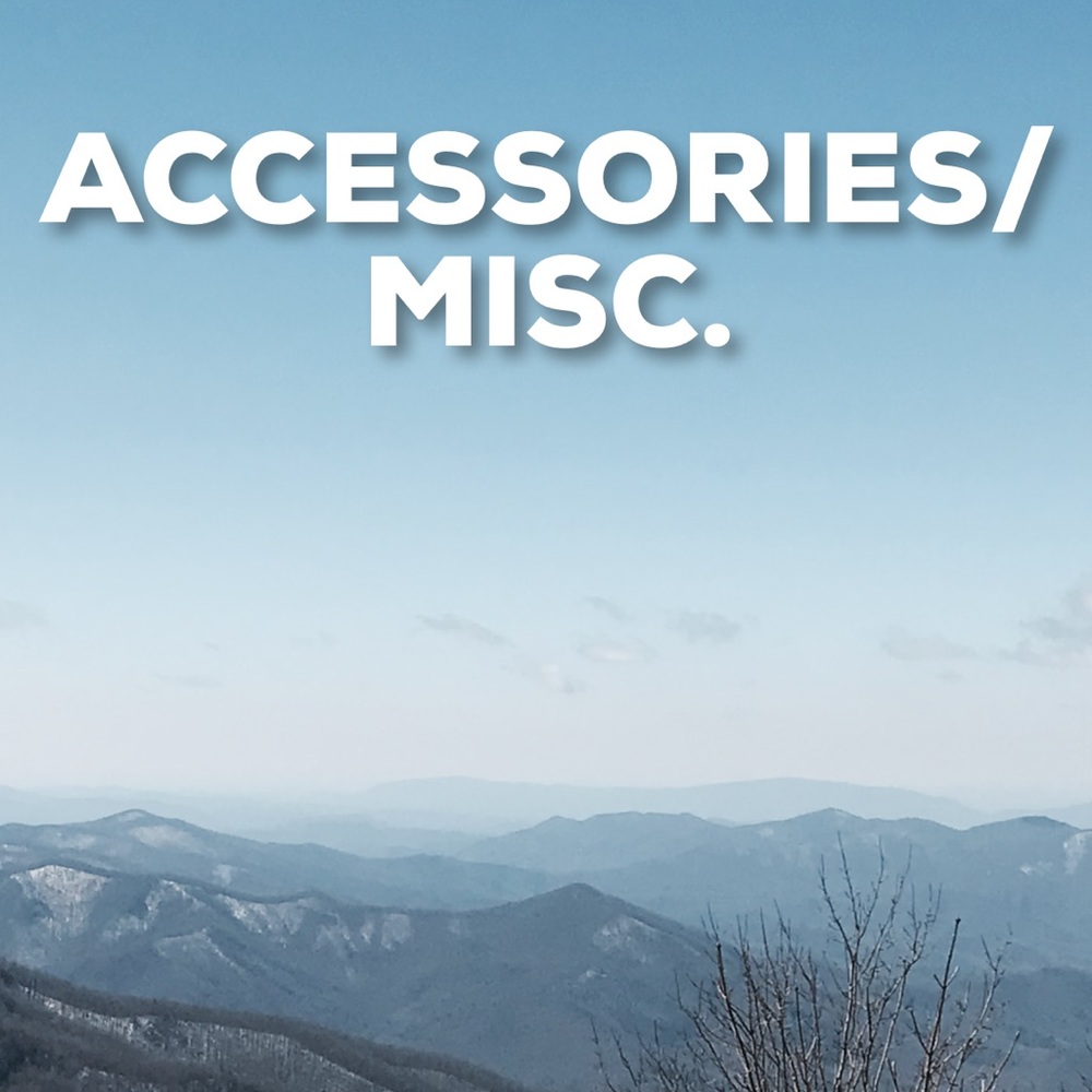 Below are accessories and misc. items!